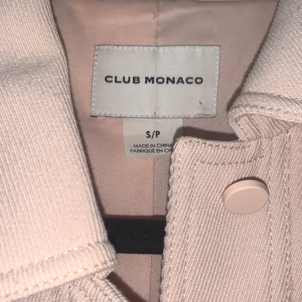 Beautiful Pink Club Monaco Light Jacket